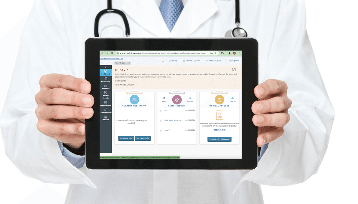 Convenient online portal